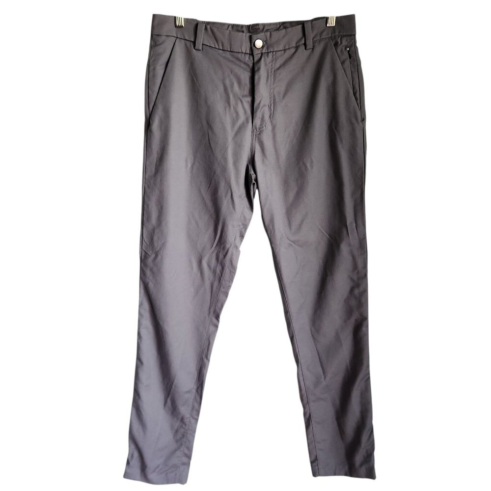 Lululemon Pants Mens 31 Tall 31x33 Gray Grey Commission Pant Classic Qwick Chino